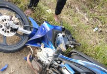 Senggolan Motor, Warga Giri Mulya Meninggal Disambar Truk