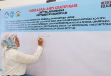 Universitas Bengkulu Deklarasi Anti Suap dan Gratifikasi