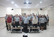 Dukung Restrukturisasi Kemenkumham, Kemenkumham Bengkulu Hadiri Penyambutan Menteri dan Wakil Menteri