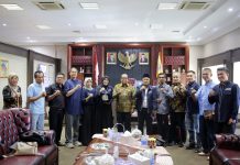 Terima Kunjungan JMSI, Gubernur Samsudin Dorong Anggota JMSI Lampung menjadi Media yang Kredibel dan Inovatif