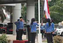 Upacara HUT KORPRI Ke-53 di Kanwil Kemenkumham Bengkulu Berlangsung Khidmat
