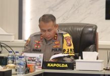 Kapolda Bengkulu Ikuti Vicon Persiapan Operasi Mantap Praja 2024