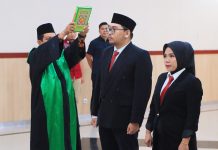 Jaga Profesionalisme & Integritas, Kanwil Kementerian Hukum Bengkulu Lantik 2 Notaris Pengganti