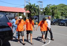 Tanam Ganja, 4 Terduga Pengedar Berhasil Diringkus Polresta Bengkulu