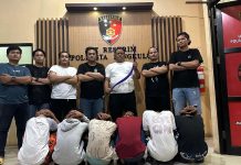 Polresta Bengkulu Ringkus 6 Anggota Gangster Bintang Terang