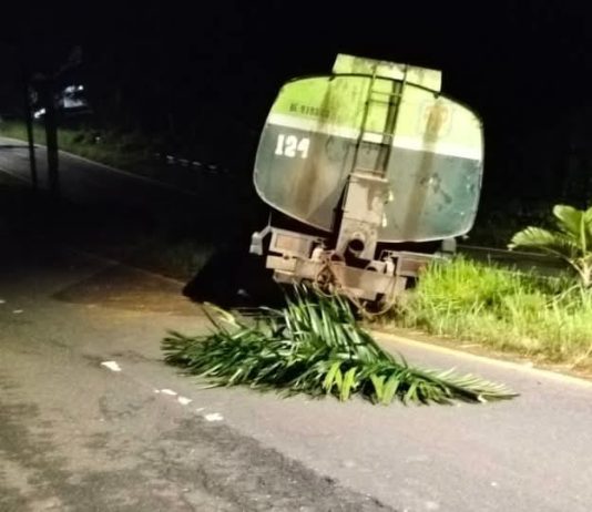 Gagal Nanjak, Truk CPO Terperosok di Seluma