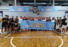 Turnamen Basket Siwo PWI Pusat 3×3 Dimeriahkan Puluhan Wartawan dan Selebritis