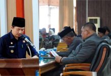 Rapat Paripurna Jawaban Bupati Atas Pandangan Umum Fraksi