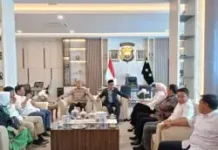 Perkuat Sinergi, Para Ketua Fraksi di DPRD Provinsi Bengkulu Sambangi Polda