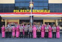 Sertijab 6 Pejabat Polresta Bengkulu, Kapolresta: Untuk Penyegaran Organisasi