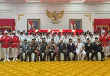 54 Paskibraka Bengkulu Dikukuhkan