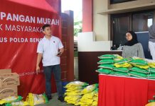 Subdit Indagsi Polda Bengkulu Gelar Operasi Pasar, Pastikan Stok dan Harga Bahan Pokok Stabil