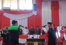 Teuku Zulkarnain Resmi Dilantik Waka I DPRD Provinsi Bengkulu