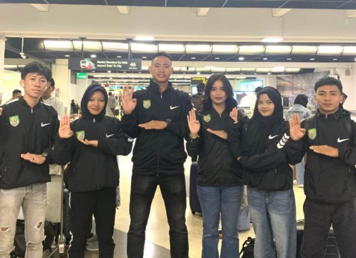 Enam atlet Tapak Suci Putra Muhammadiyah (TSPM) Bengkulu akan berlaga dalam ajang PON Beladiri Kudus, Foto: Dok