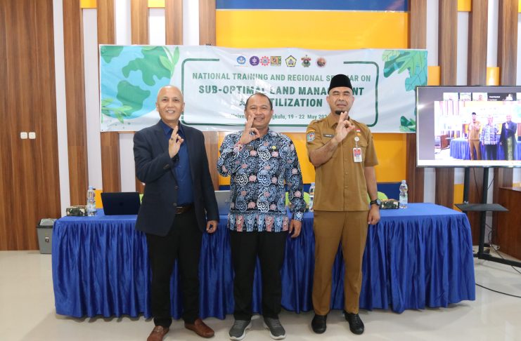 UNIB Bersama SEAMEO BIOTROP Gelar Pelatihan Nasional dan Seminar Regional Pengelolaan Lahan Suboptimal