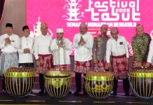 Festival Tabut Bengkulu Resmi Dibuka, Helmi Hasan: Tahun Depan Setiap Daerah Gelar Event Dapat Kucuran Rp 500 Juta