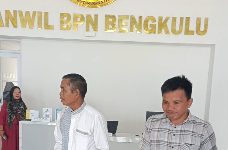 Konflik Penolakan Perpanjangan HGU Eks PT BIO, Masyarakat Desa Genting Datangi ATR/BPN Bengkulu, Muktar: ATR/BPN Harus Adil
