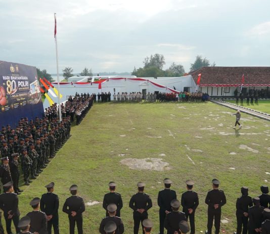Peringatan Hari Bhayangkara Ke-80 Digelar Di Benteng Marlborough