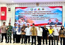 Pemprov Bengkulu Dorong PWI Perkuat Profesionalisme & Soliditas Wartawan