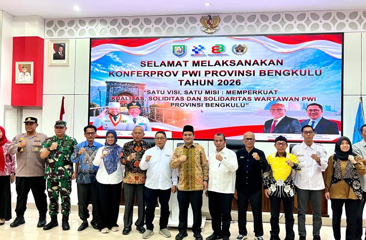 Pemprov Bengkulu Dorong PWI Perkuat Profesionalisme & Soliditas Wartawan