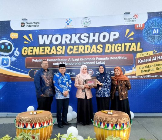 Dorong Generasi Muda Melek Artificial Intelligence, Pemprov Bengkulu & Telkom Indonesia Gelar Workshop AI