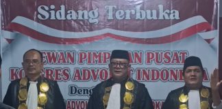 8 Advokat KAI Bengkulu Dilantik, Diminta Junjung Tinggi Konstitusi dan Kode Etik