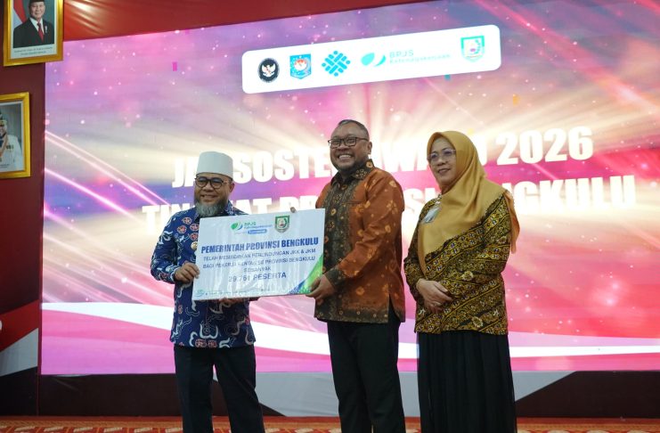 Jamsostek Award 2026, Gubernur Helmi Hasan Dorong Seluruh Pekerja Bengkulu Terlindungi