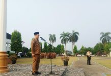 Tingkatkan Pelayanan, Sekda Herwan Antoni Pimpin Apel Pagi Keliling di RSUD M. Yunus