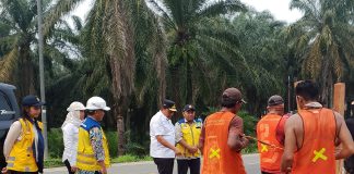 Pastikan Proyek Sesuai Spesifikasi, Wagub Mian Tinjau Pembangunan SPAM IKK Pinang Raya