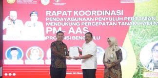 Nilai Tukar Petani Bengkulu Tertinggi Nasional