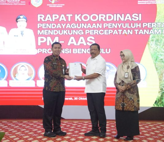 Nilai Tukar Petani Bengkulu Tertinggi Nasional