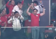 Bersama Presiden RI, Sultan Najamudin Rayakan Kemenangan Timnas Indonesia