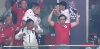 Bersama Presiden RI, Sultan Najamudin Rayakan Kemenangan Timnas Indonesia
