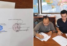 Ditandatangani 9 September 2024, Sasriponi Tegaskan SPK PT RAN dengan Dirut PT Bososi Kolase Dirut PT Bososi Pratama Andreas Kevin Wijaya menandatangani SPK dengan Dirktur PT RAN Sasriponi harin Ranggolawe, Foto: Dok